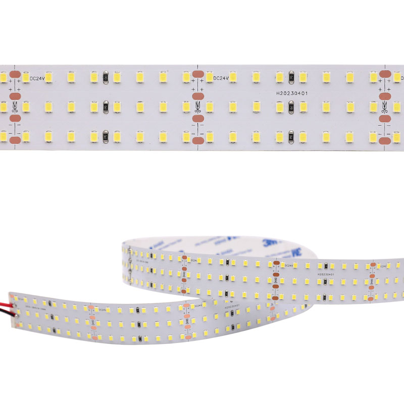 DC24V Triple-Row & Five-Row High Lumen LED Strip Light White 3.28-32.8ft For Commercial Lighting DC24V Triple-Row & Five-Row High Lumen LED Strip Light White 3.28-32.8ft For Commercial Lighting